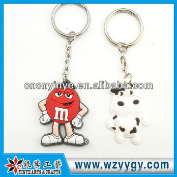 Christmas gift Keychain Soft Pvc Keyring hanger